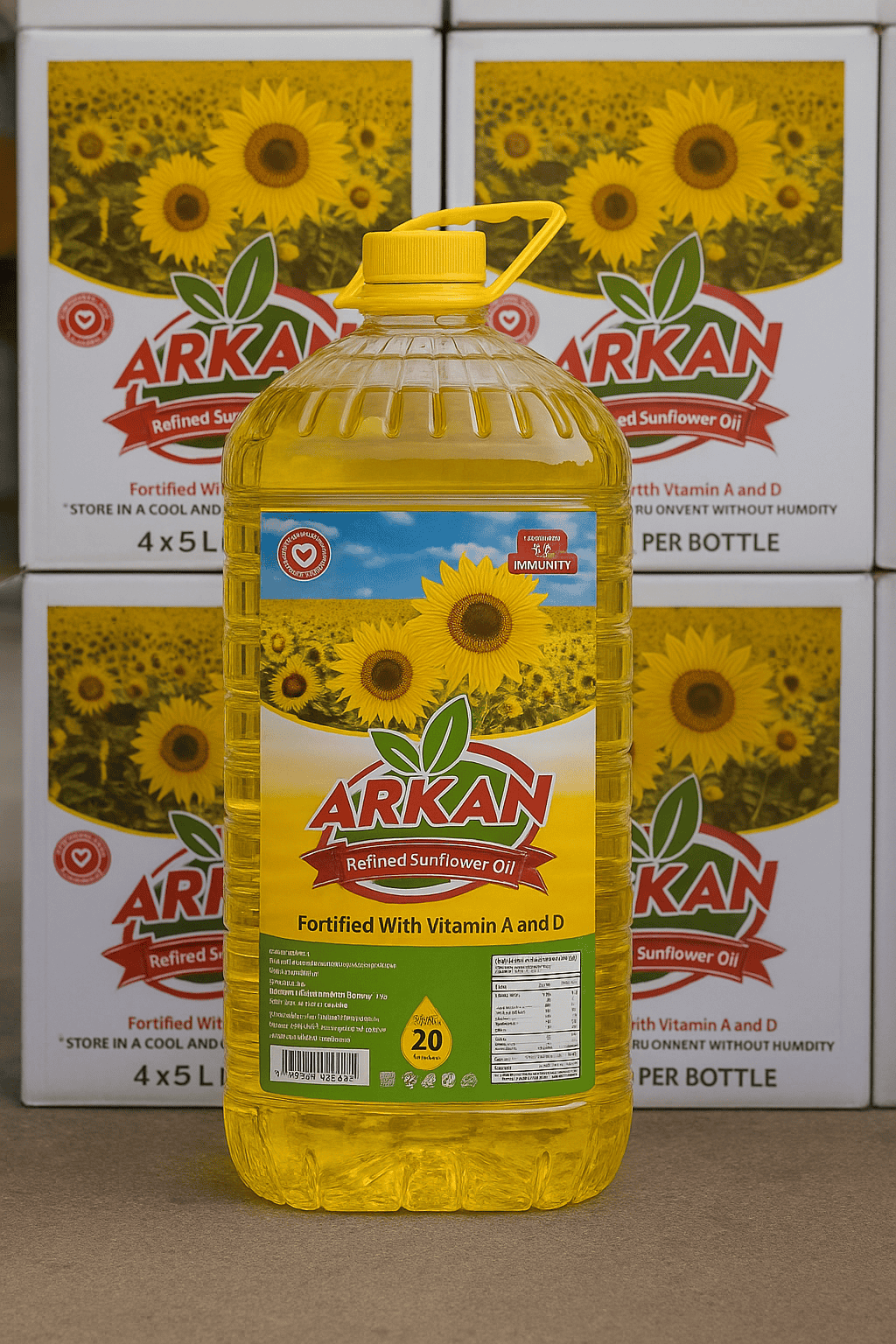 Sunflower Oil Production