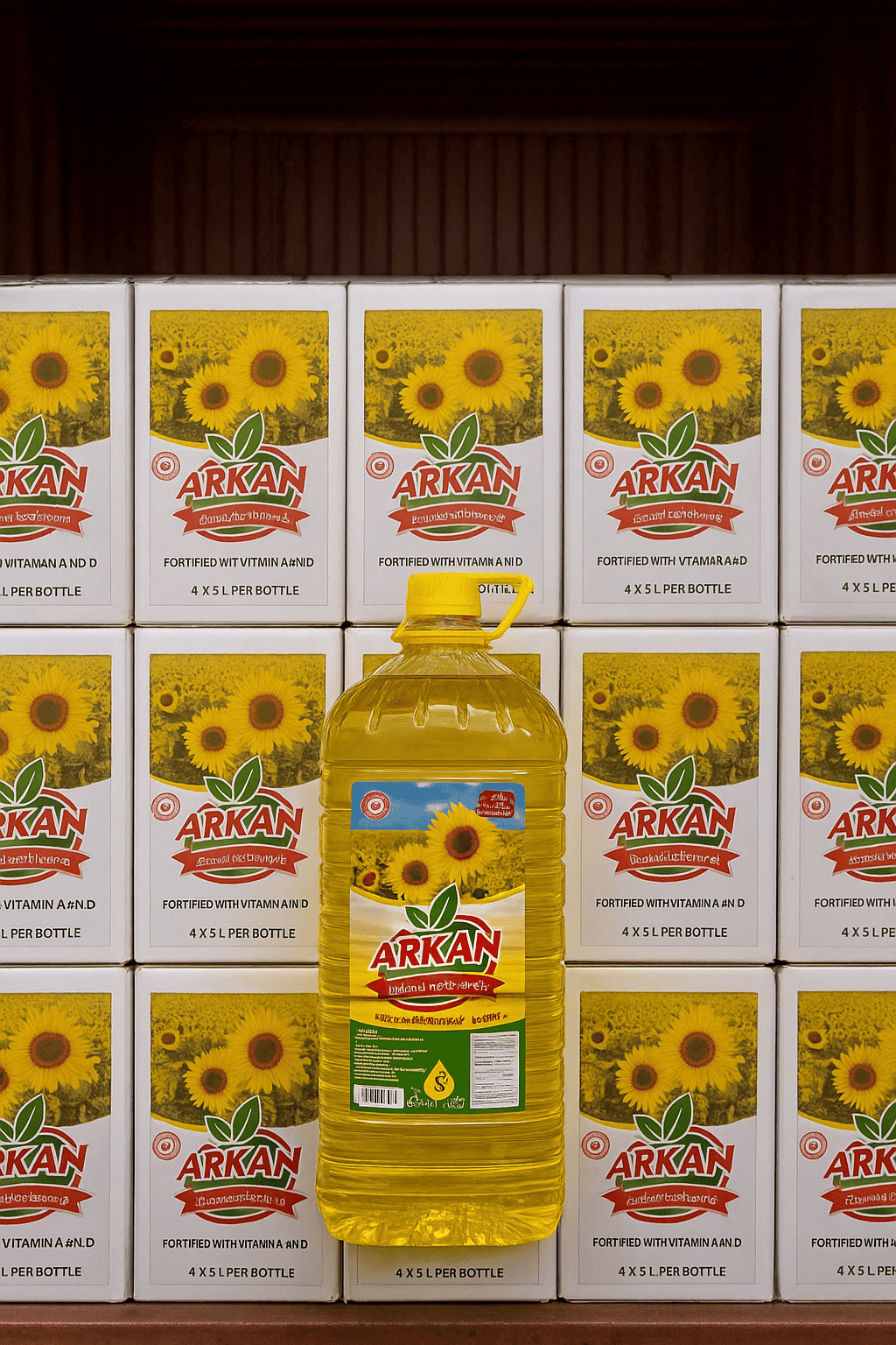 Sunflower Oil Bottles
